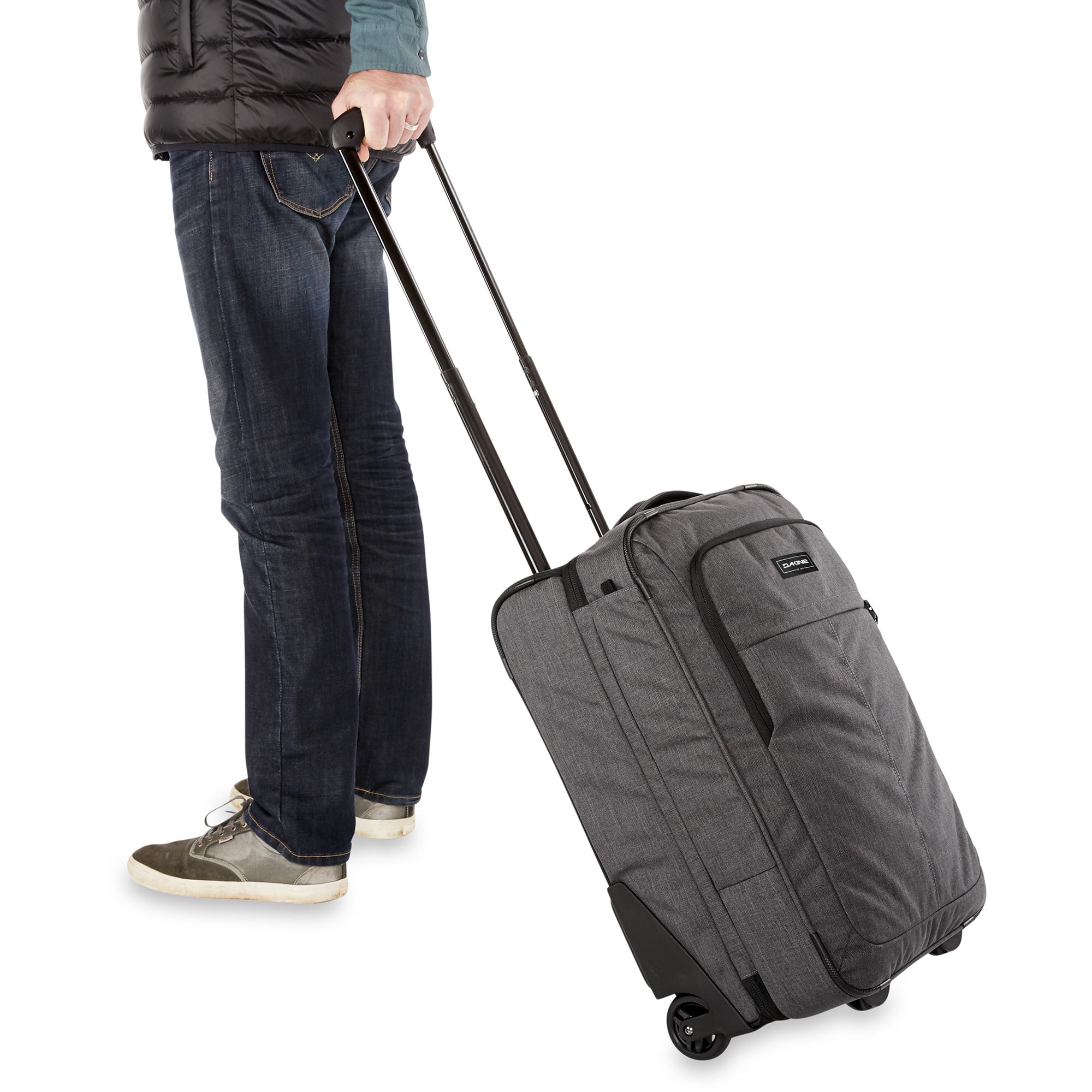 Carry On Roller Bag 42L - Black - Image 3