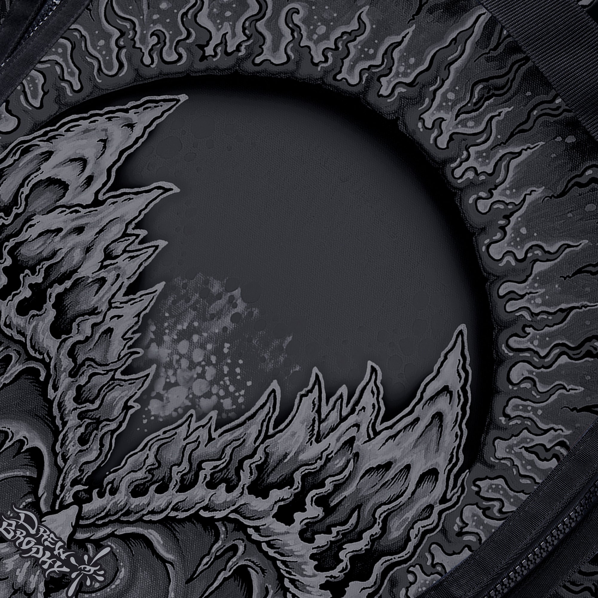Daylight DLX Surfboard Bag Thruster X Mayhem - Mayhem Black - Image 5