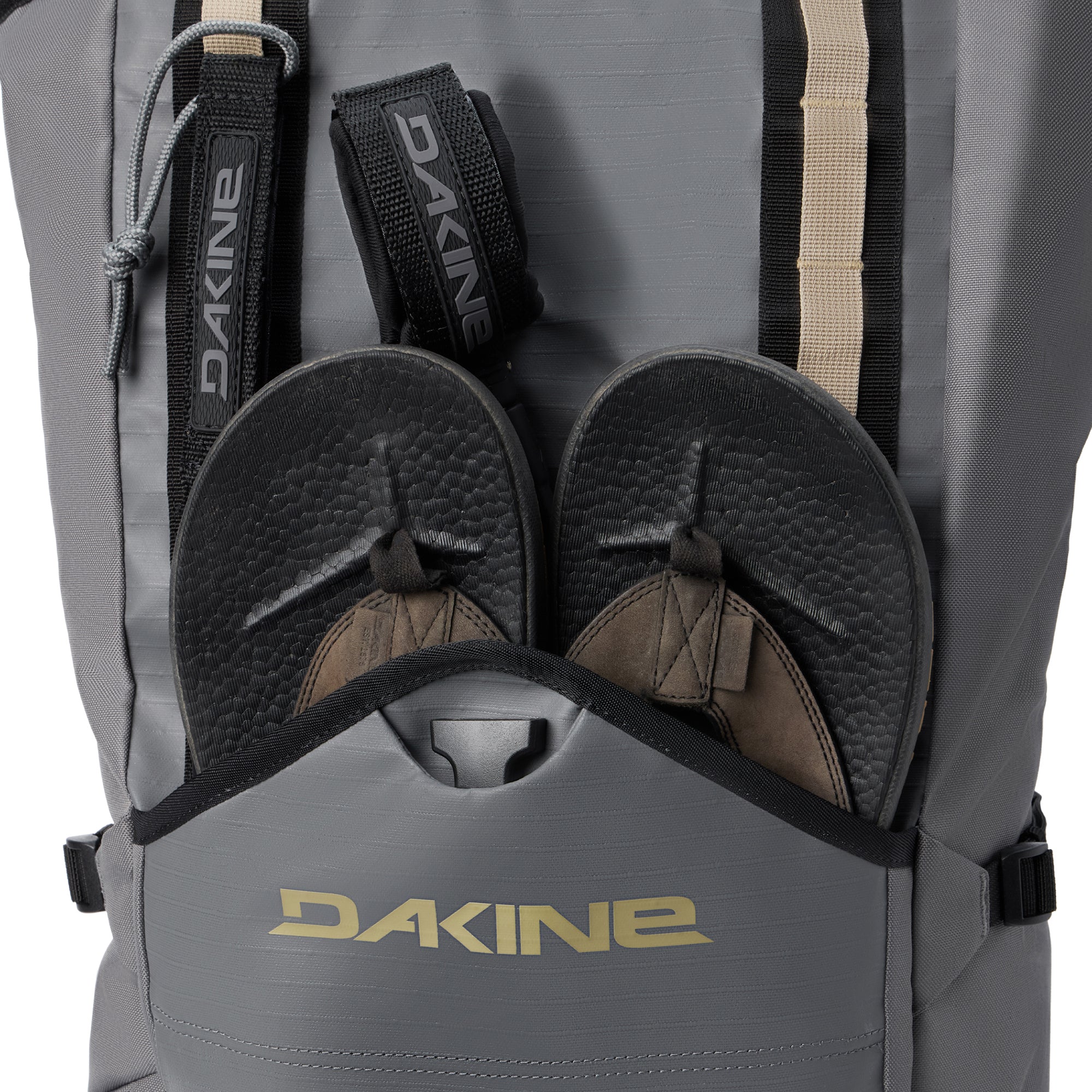 Mission Surf DLX Wet/Dry Rolltop Backpack 35L - Stone/Castlerock - Image 4