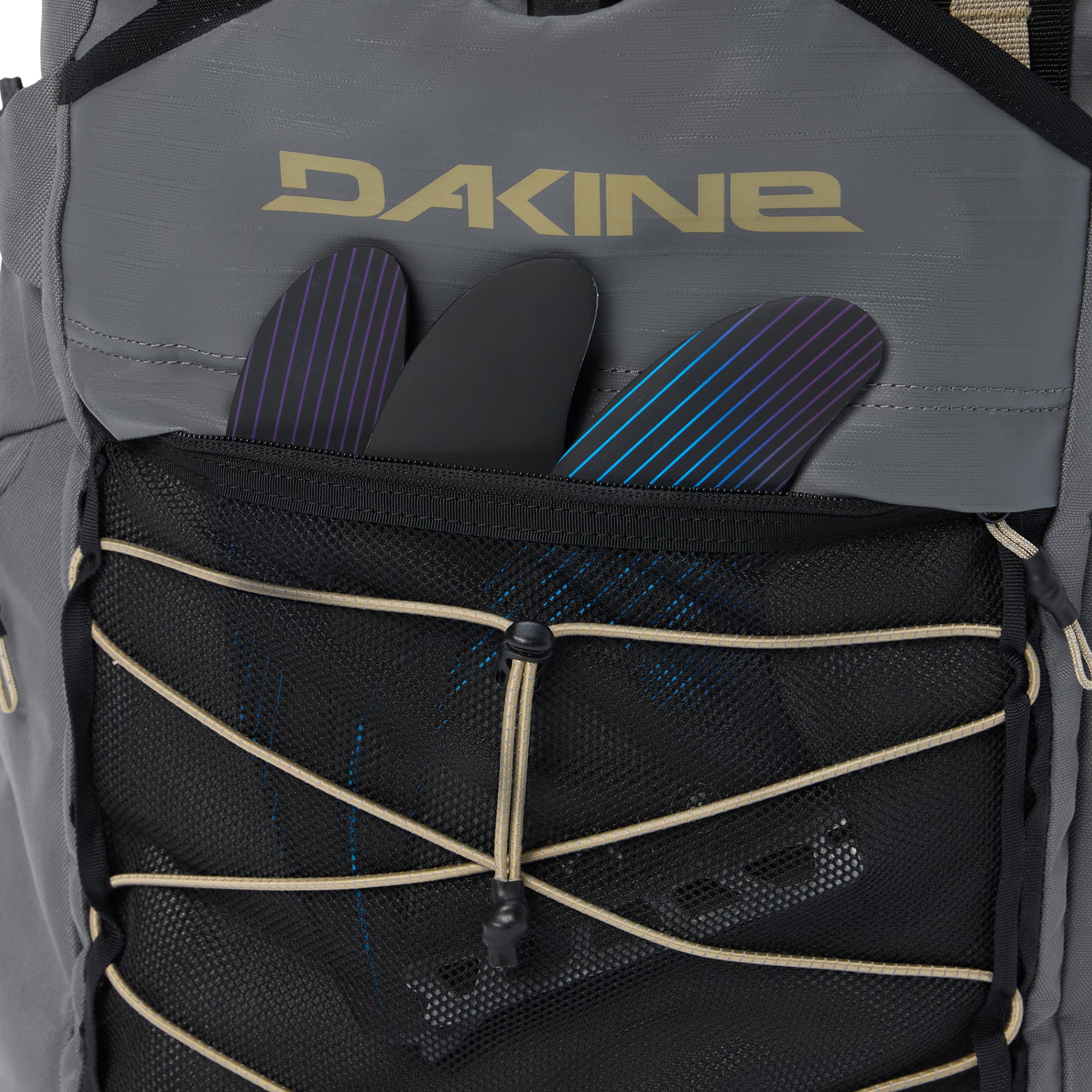 Mission Surf DLX Wet/Dry Rolltop Backpack 35L - Stone/Castlerock - Image 5