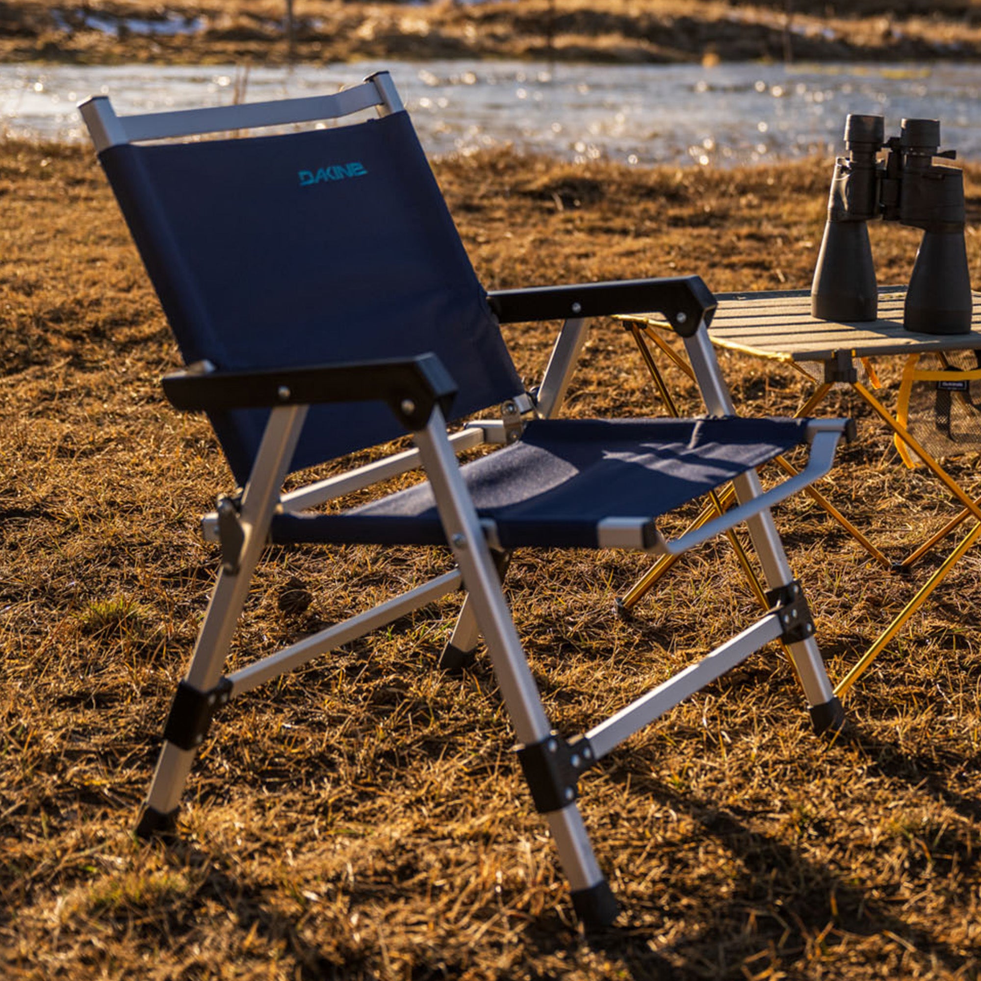Folding Camp Chair - Navy - Image 5